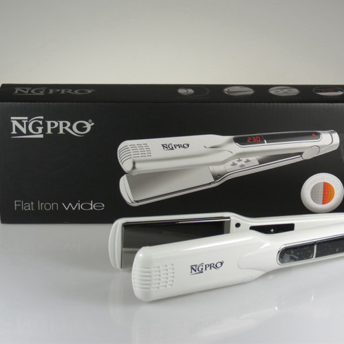 מחליק טיטניום NGPro Flat Iron Wide