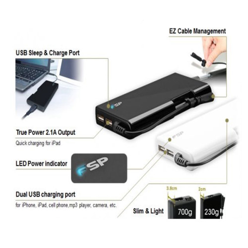 מטען אוניברסלי למחשב נייד FSP Notebook Universal Adapter 120W 2xUSB