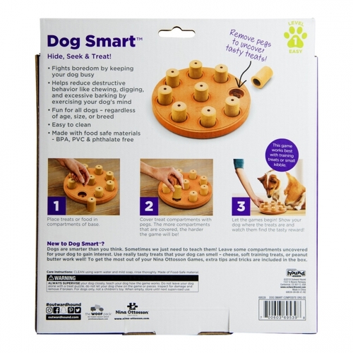 Dog Smart משחק חשיבה לכלבים רמה 1 - כתום