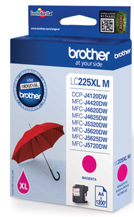 Brother LC-225XLM מיכל דיו מקורי אדום