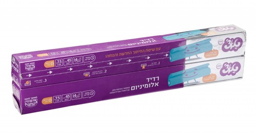 רדיד אלומיניום רחב טאצ' - זוג