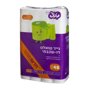 נייר טואלט דו שכבתי טאצ' - 48 גלילים