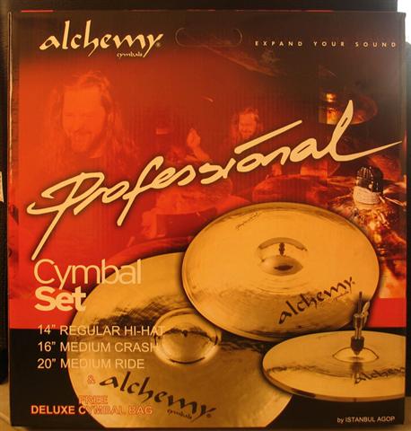 סט מצילות+ תיק 20" 16" 14" ISTANBUL Alchemy Pro