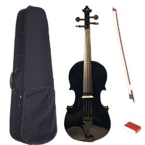 כינור 4/4 קומפלט צבע שחור VIVALDI VG105 BK