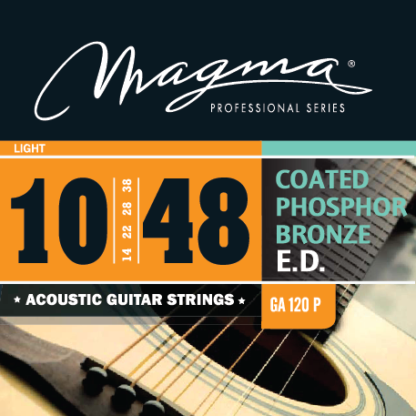 סט מיתרים לאקוסטית MAGMA GA120P LIGHT
