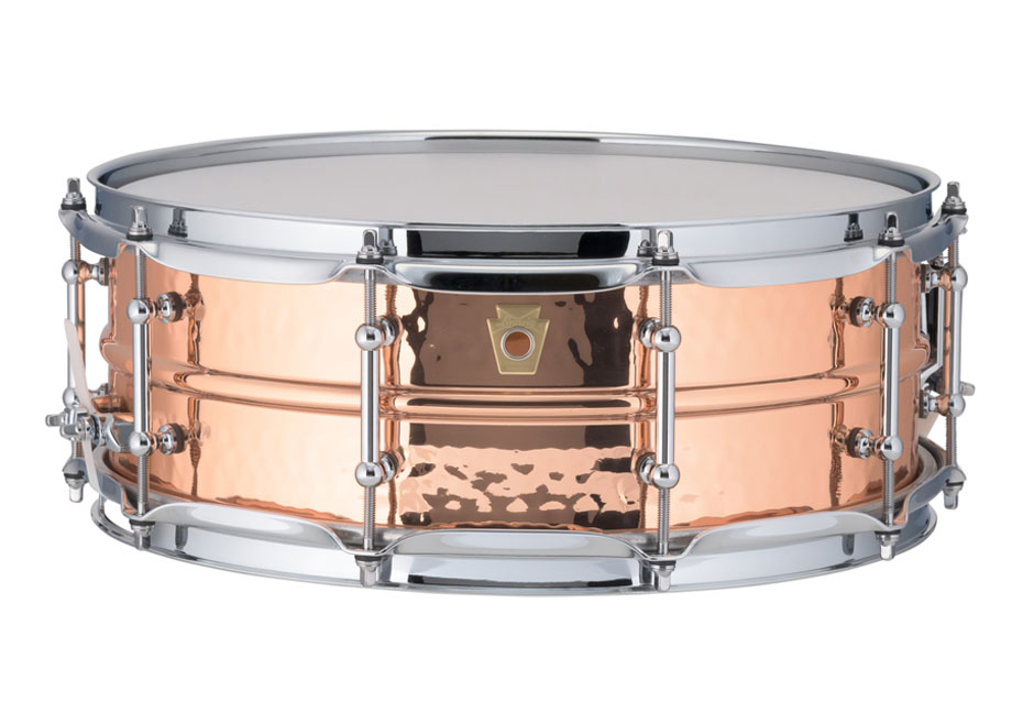 תוף סנר "6.5 "14 LUDWIG LC662KT Hammered Copper Phonic w/Tube Lugs