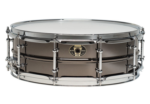 תוף סנר LUDWIG LW5514C BLACK MAGIC w/ Chrome Die-Cast Hoops & Tube Lugs 5.5 X 14
