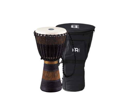 דג׳מבה חבלים מעץ בסגנון אפריקאי + תיק ADJ3-M MEINL