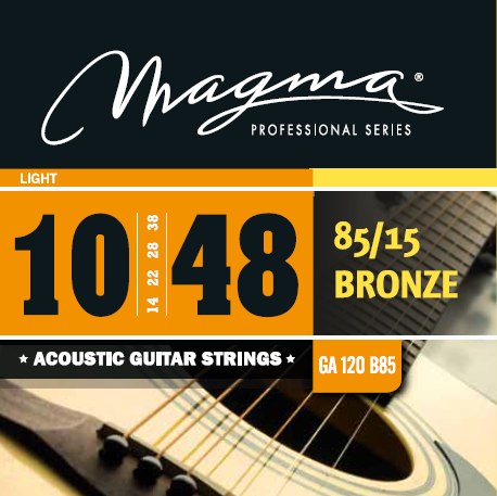 סט מיתרים לאקוסטית GA120B85 MAGMA BRONZ 85/15 0.10