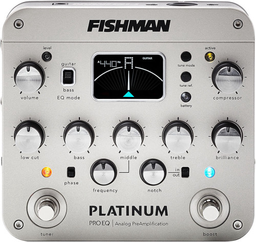 פרה אמפ אקולייזר לגיטרה FISHMAN PLATINUM PRO EQ PLT-201
