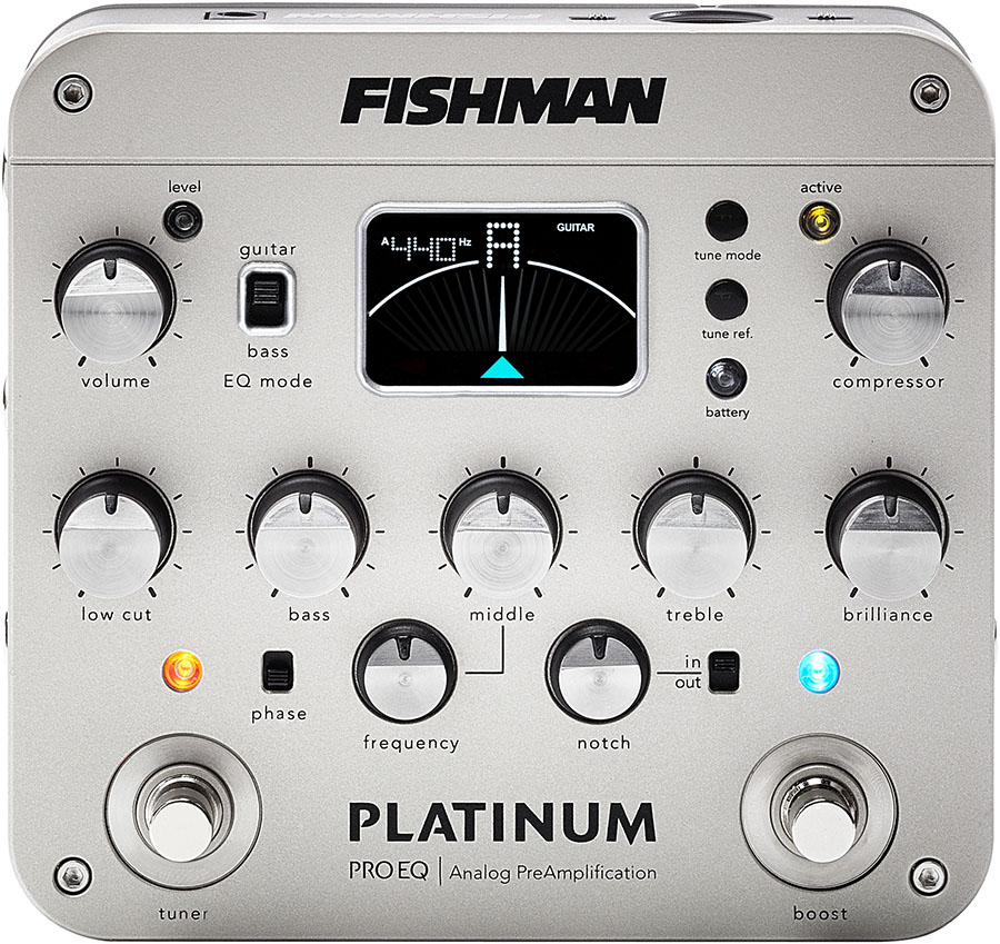 פרה אמפ אקולייזר לגיטרה FISHMAN PLATINUM PRO EQ PLT-201