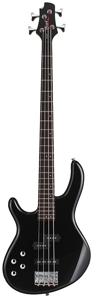 גיטרה בס אקטיבית שמאלית CORT ACTION BASS PLUS BK