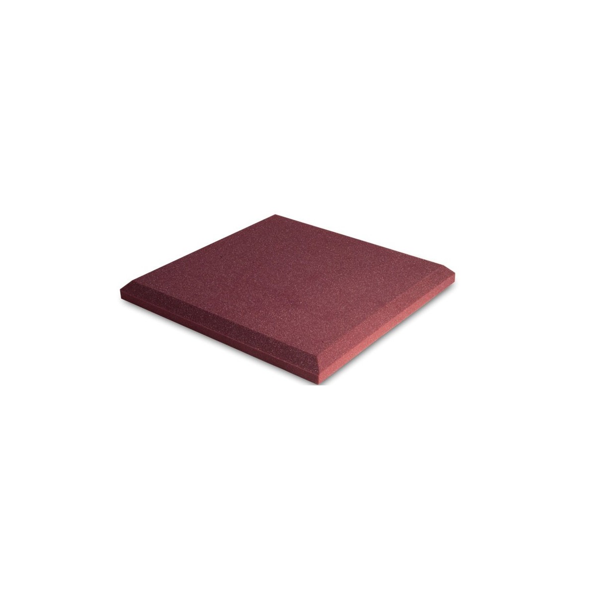ספוג אקוסטי אדום שטוח EZ FOAM FLAT 60 x 60 x 5 cm