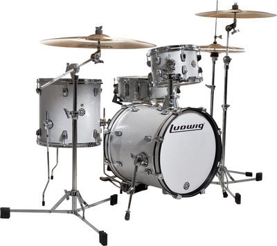מערכת תופים LUDWIG BREAKBEATS LC179WTS White Sparkle 028