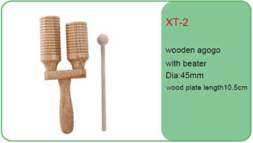 גביע עץ כפול + מקוש מעץ FLEET XT-2