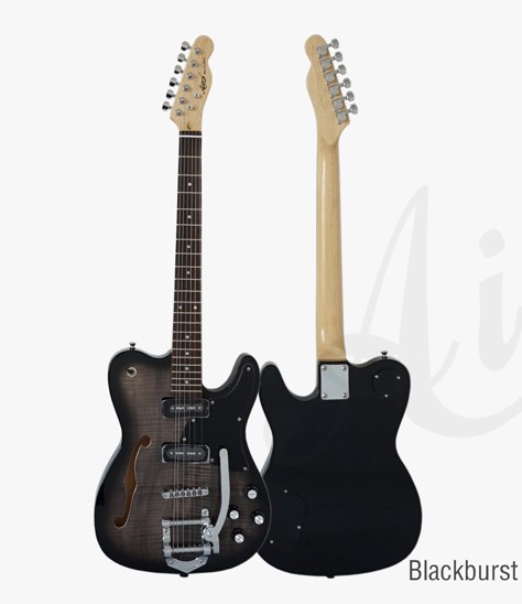 גיטרה חשמלית Aiersi LT-16BB BLACKBURST