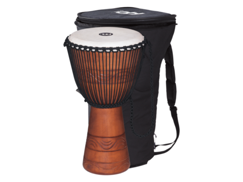 דג׳מבה חבלים מעץ בסגנון אפריקאי + תיק ADJ2-L MEINL