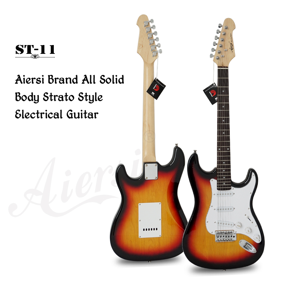 גיטרה חשמלית סנברסט Aiersi ST-11SB