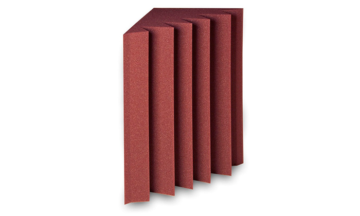 מלכודת בס לאוסטיקה בצבע אדום EZ FOAM BASS TRAP 60 x 30 x 30 cm