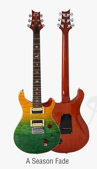 גיטרה חשמלית PRS סטייל ירוק/חום Aiersi PRS-24GB