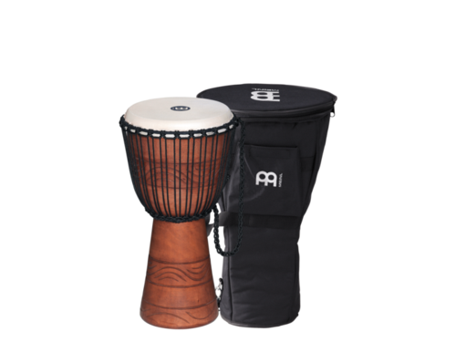 דג׳מבה חבלים מעץ בסגנון אפריקאי + תיק ADJ2-M MEINL