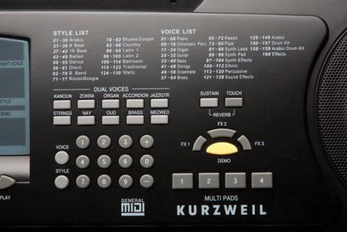 אורגן מזרחי 5 אוקטבות Kurzweil KP120A