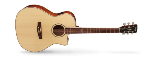 גיטרה אקוסטית מוגברת CORT GA-FF NAT CUT AWAY FISHMAN P.U
