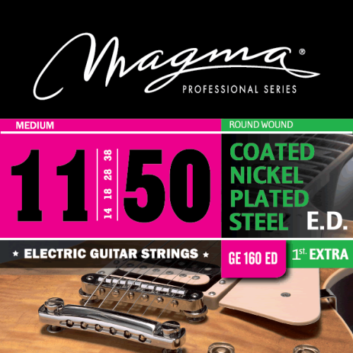 סט מיתרים לגיטרה חשמלית 0.11 MED MAGMA GE160ED