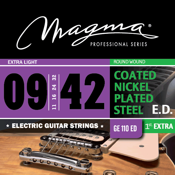 סט מיתרים לגיטרה חשמלית GE110ED 0.9 EX LI MAGMA