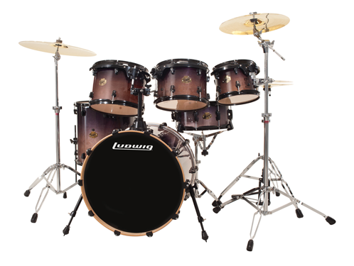 מערכת תופים "22 6 חלקים LUDWIG ELEMENT LCB622RX CF