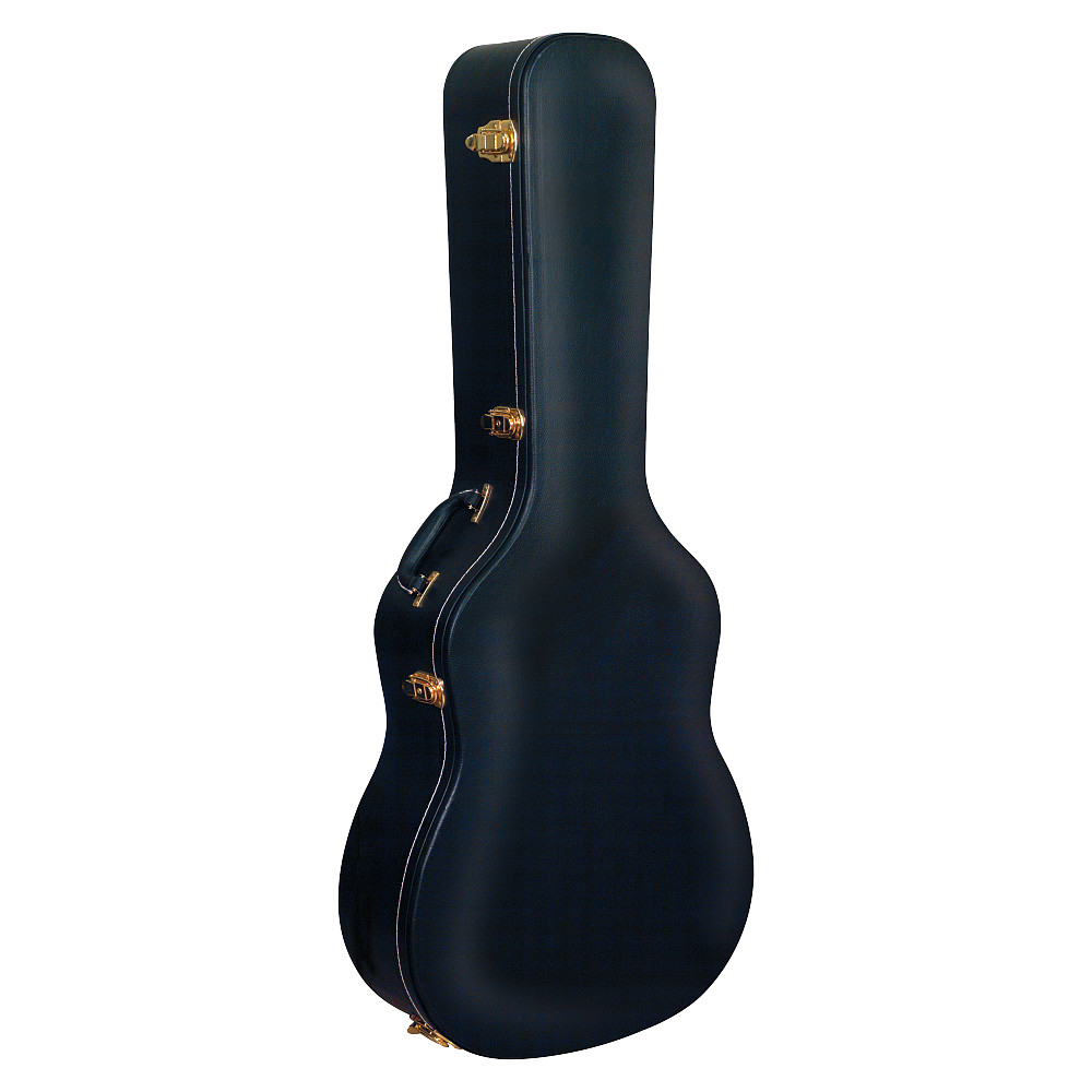 ארגז עץ דלוקס שחור לאקוסטית RC10719BBCT curved Top