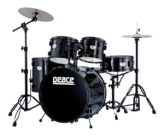 סט תופים 20 כולל מצילות ואביזרים PEACE PRODIGY DP-109-20-11 BLACK
