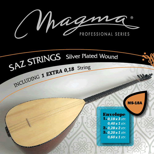 סט מיתרים לסאז MAGMA MS-18A