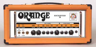 מגבר ראש 50W לגיטרה 2 ערוצים ORANGE ROCKVERB 50H