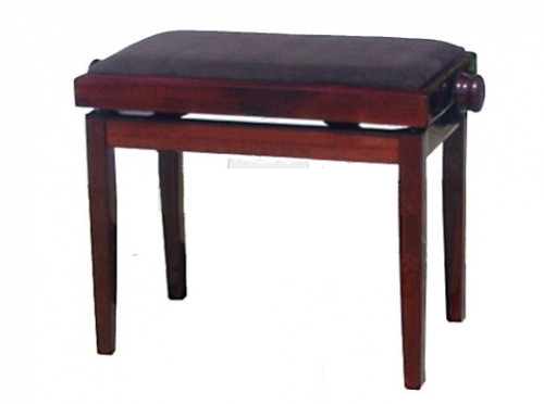 כסא לפסנתר מתכוונן קטיפה 56×33×48-58cm חום BH102-13-BR Fleet