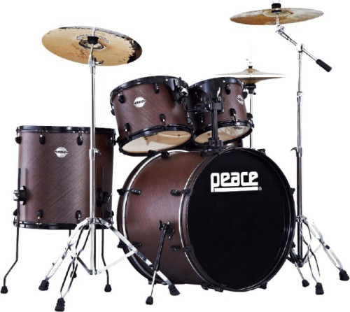 סט תופים 22 כולל אביזרים PEACE ADONIS DP-210-22-52 ANTIQUE BROWN