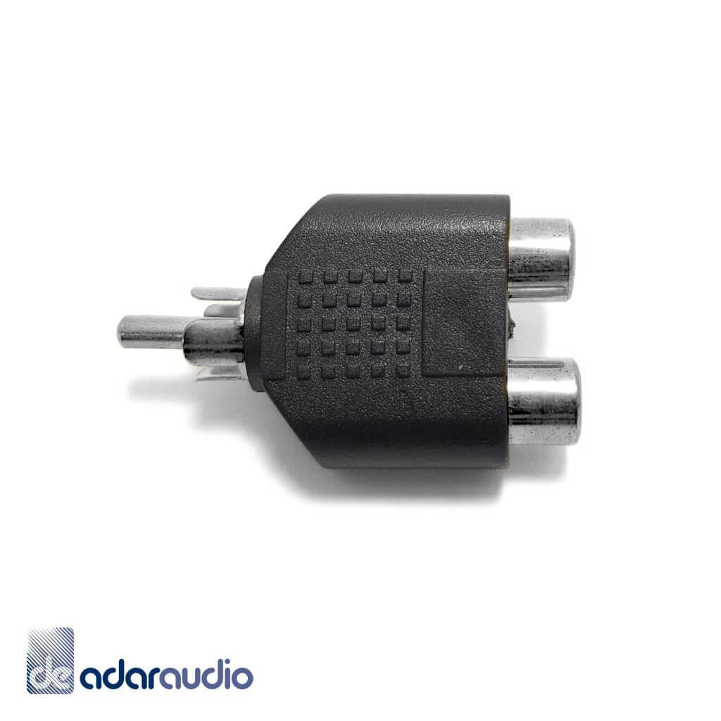 מפצל RCA תקע ל2 שקעים