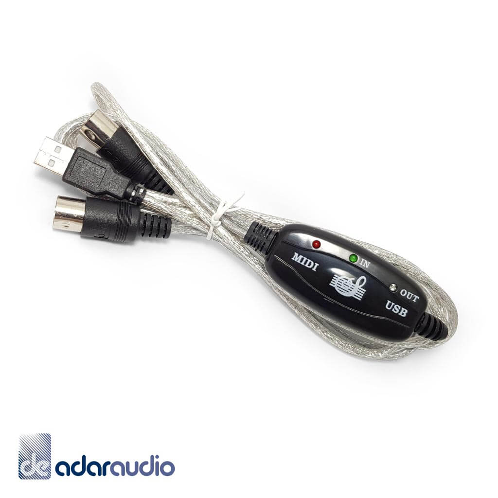 מתאם USB ל- MIDI in/out