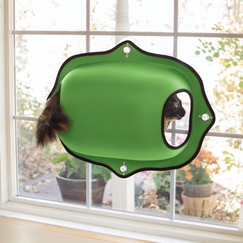 מיטה תלויה ירוקה עם חלון EZ Mount Window Pod