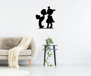 זוג ילדים אוהבים