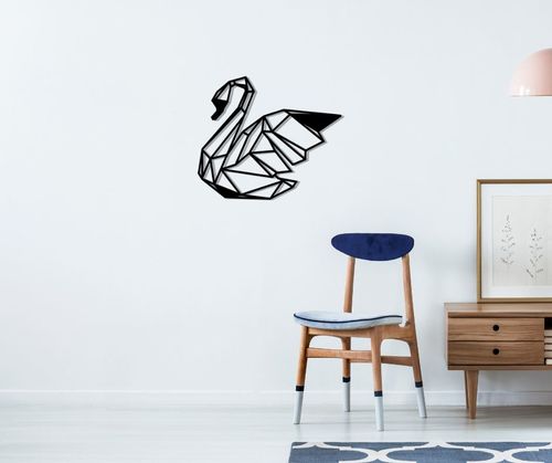 תמונת מתכת - ברבור 