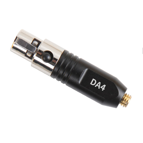 DEITY  חיבור (DA4 (TA4F למיקרופון דש בהברגת Microdot
