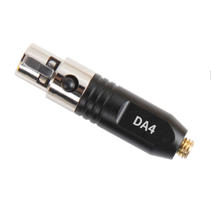 DEITY  חיבור (DA4 (TA4F למיקרופון דש בהברגת Microdot