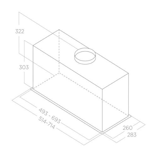 קולט אדים בנוי 72 ס