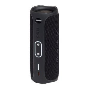 רמקול אלחוטי בלוטוט נטען JBL Flip 5 עמיד במים בצבע שחור - יבואן רשמי ג'י בי אל