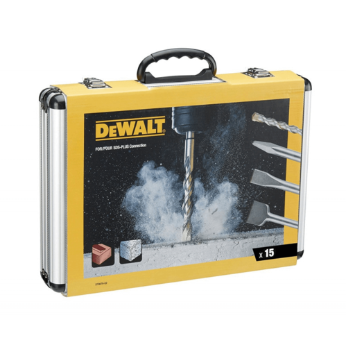 סט מקדחים ואיזמלים 15 יחידות DEWALT