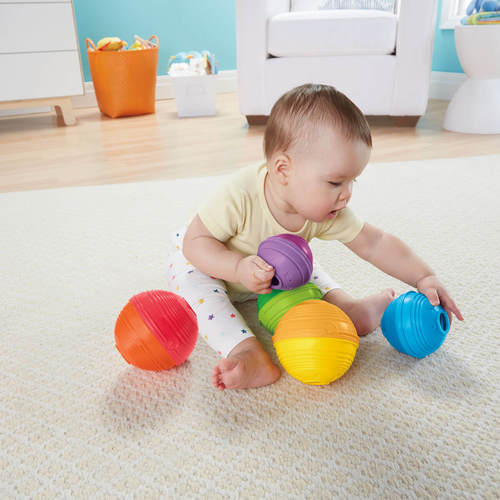 מגדל כוסות וספרות לערום ולגלגל פישר פרייס fisher-price 