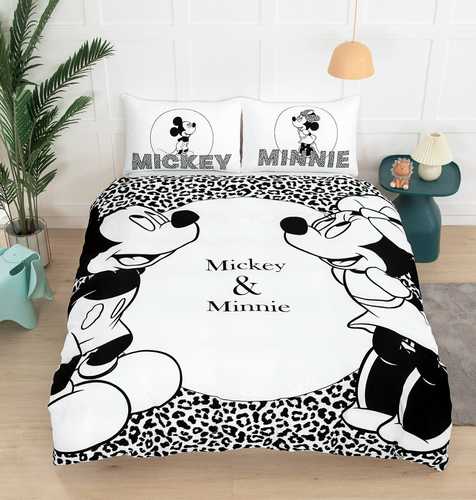 סט מצעים מיטה וחצי MICKY & MINNIE 25