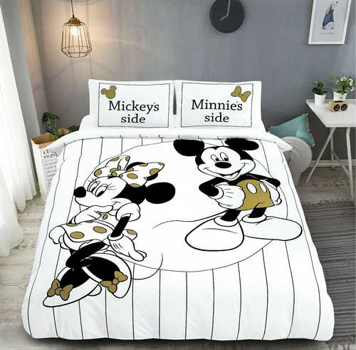 סט מצעים מיטה וחצי MICKY & MINNIE 34