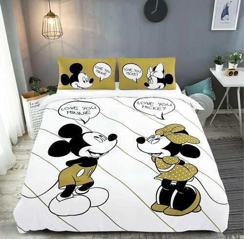 סט מצעים זוגי MICKY & MINNIE 36